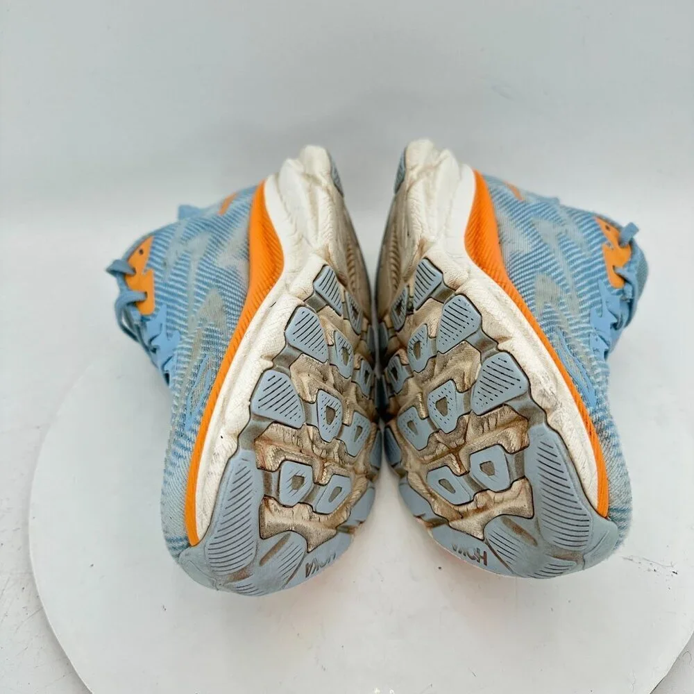 Hoka One One Clifton 9 Women Size 8B 1127896-ABIW Airy Blue Ice Water Shoes - Picture 7 of 11